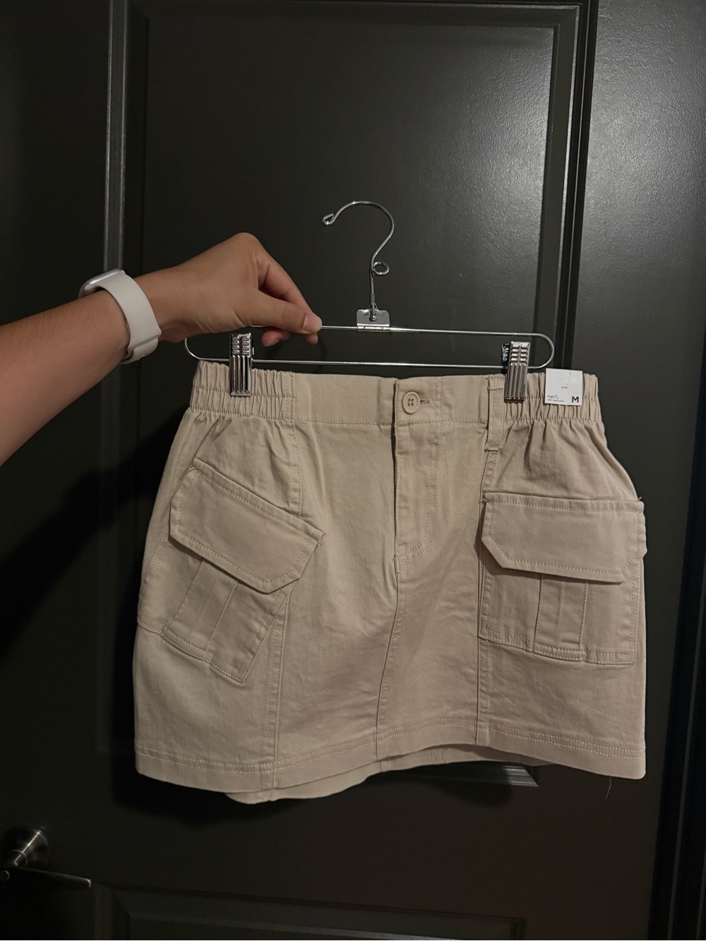 Rue21 Beige Cargo Mini Skirt